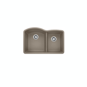 Blanco Diamond 1 3/4 with low Divide - Shown in Truffle